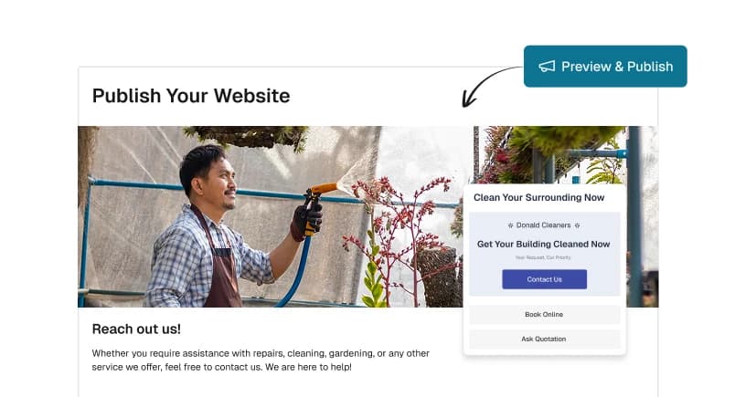 Swivl interface showing website publishing features
